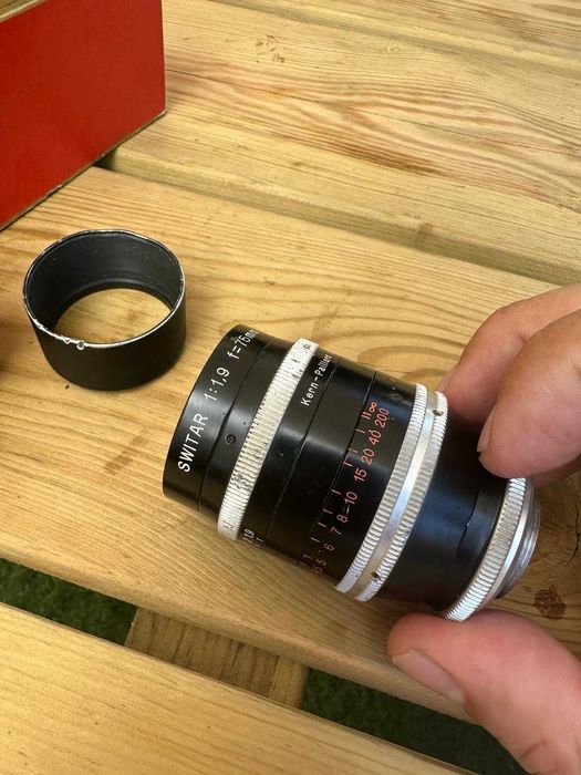 Lente de montagem Kern Macro Switar 75mm f/1.9 C