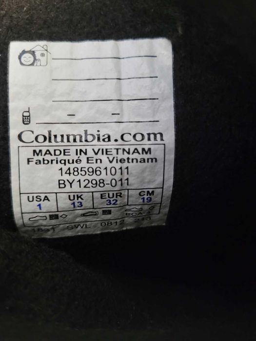 Columbia  дитячі черевики