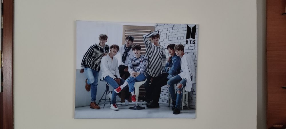 Quadro da banda BTS