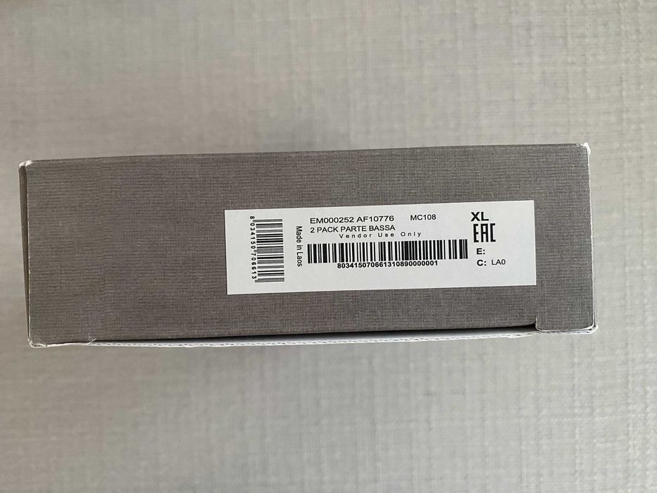 Мужские трусы черные Emporio Armani size XL