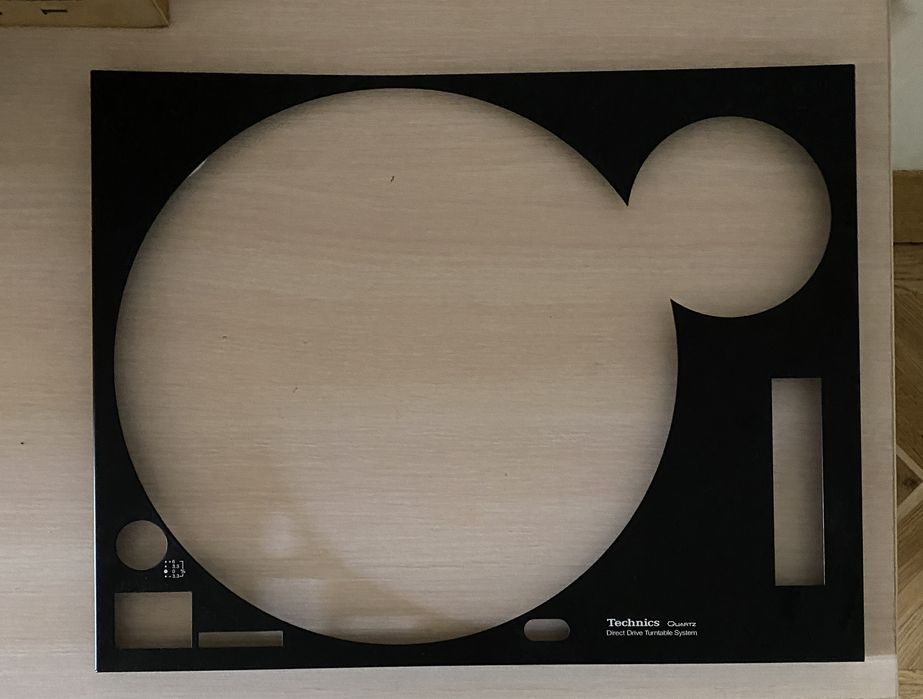 Накладка на technics sl1200/1210 (Faceplate; Metal Cover)