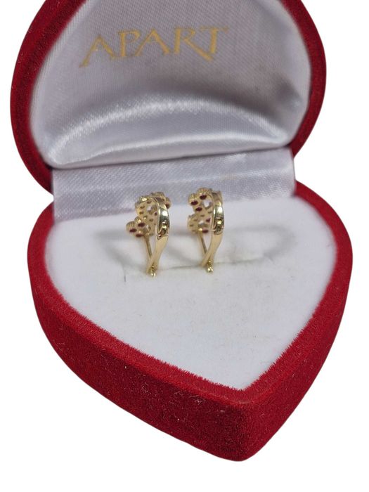 Subtelne  Złote Kolczyki 1,30G 585