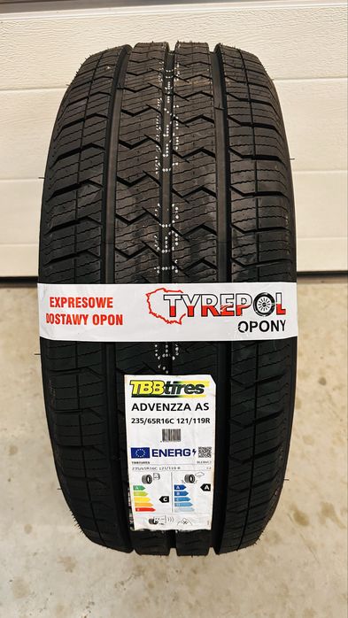 Całoroczna OPONA 235/65 r16C dostawcza bus Wielosezon TBB TIRES