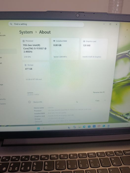 Portátil Lenovo Ideapad 3 15ITL6