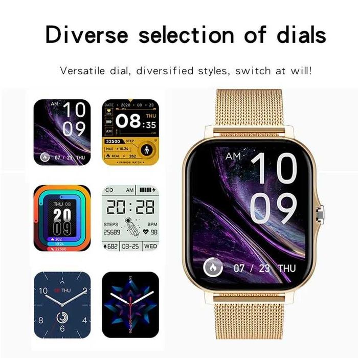 Relógio Smartwatch Lige Gold