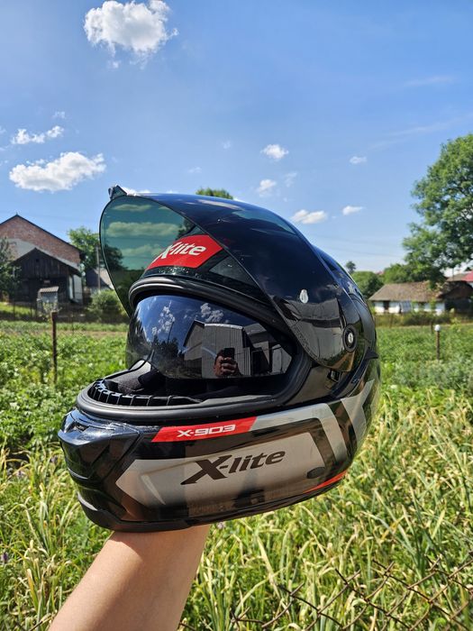 Мотошолом Xlite X-903 Ultra Carbon L • 2 візори ( Nolan Shoei, MT, LS, AGV, Scorpion, HJC ) Мотошолом