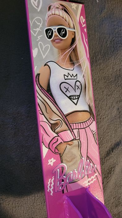 Hulajnoga Barbie 2 kołowa składana-różowa Stamp