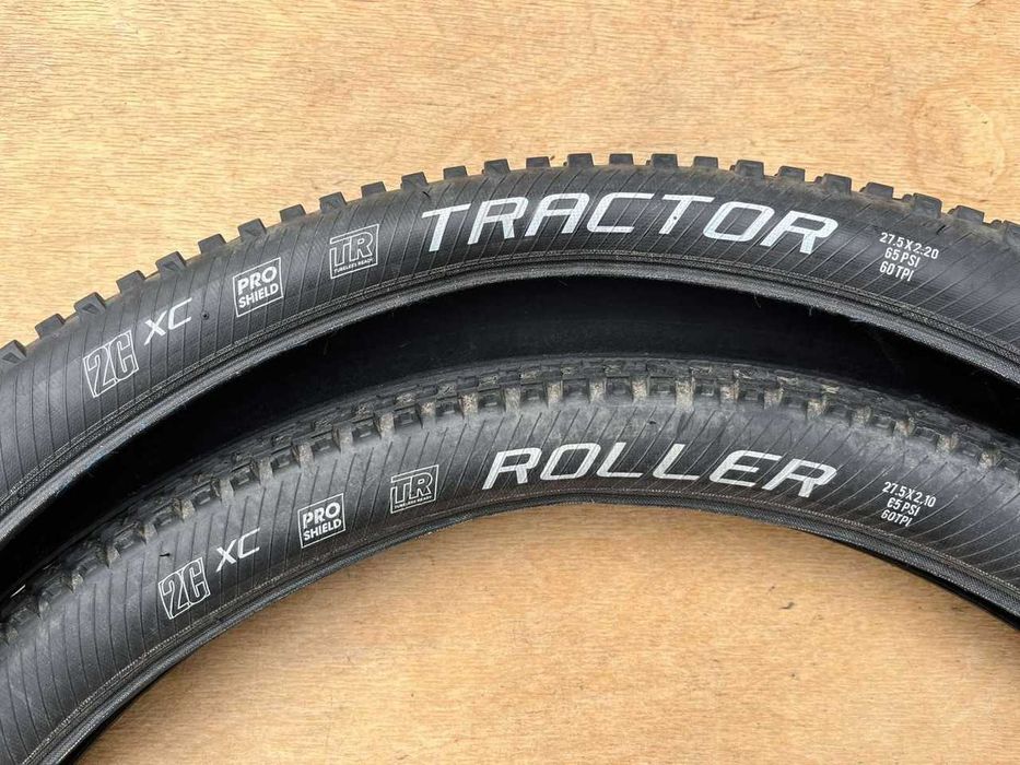 Гума 27,5: MSC TIRES Tractor 2C XC Race TLR Proshield 2,2 + MSC TIRES Roller 2C XC Race TLR Proshield 2,1