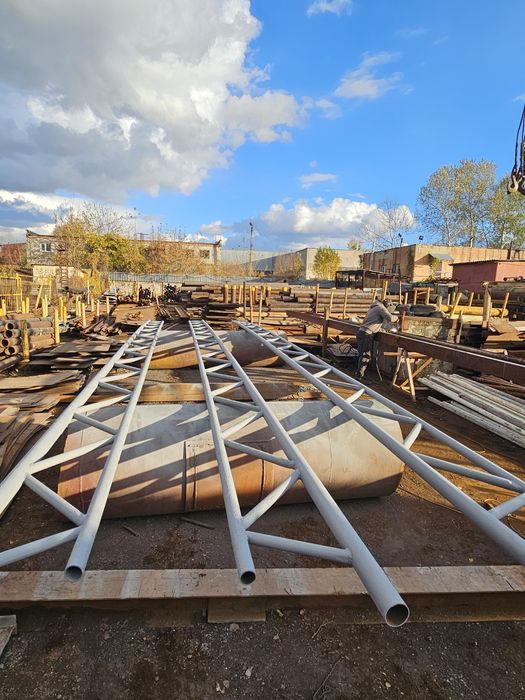 Фермы стропильные двухскатные и односкатные 12м Армянка ПРОИЗВОДСТВО