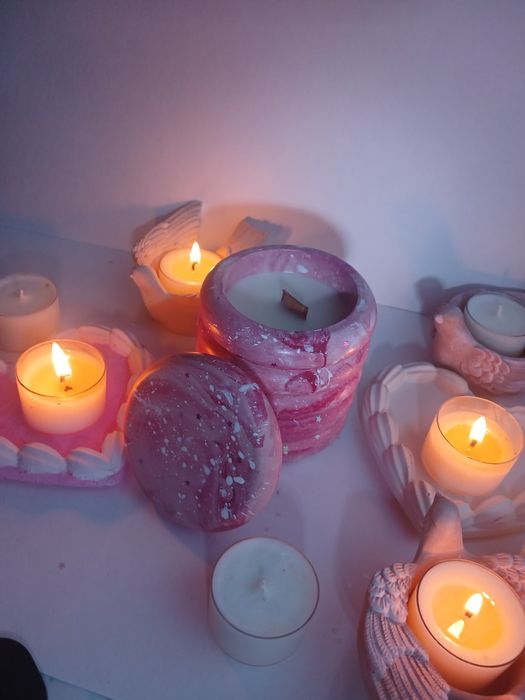 Масажні свічки Велика160грам/мала30грам