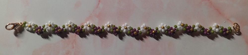 Bransoletka 17-18 cm, hand made.