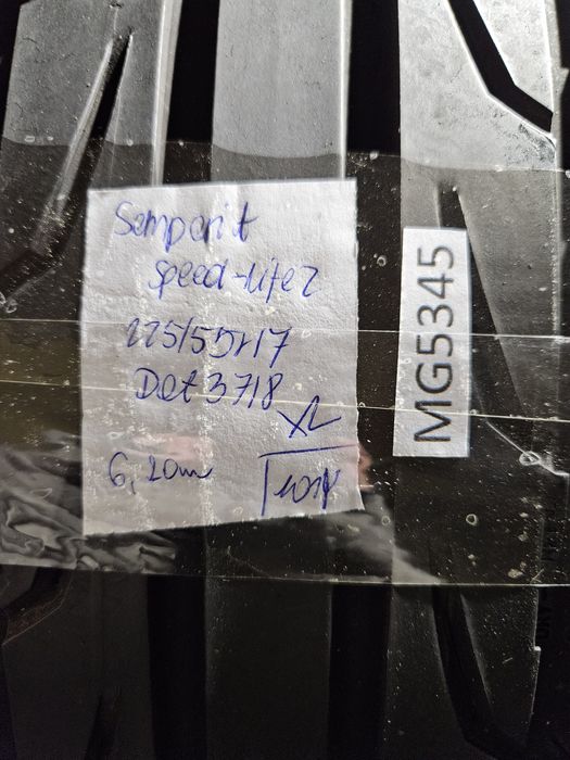 Semperit 225/55 r17 Speed-Life 2 /// 6,2mm!!! Wysyłka