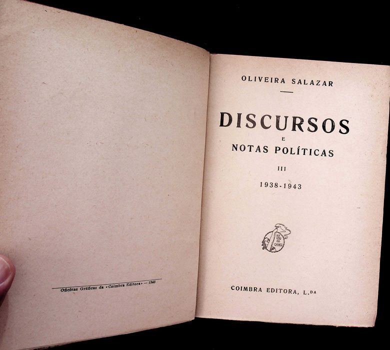 Salazar. Discursos & Notas Políticas