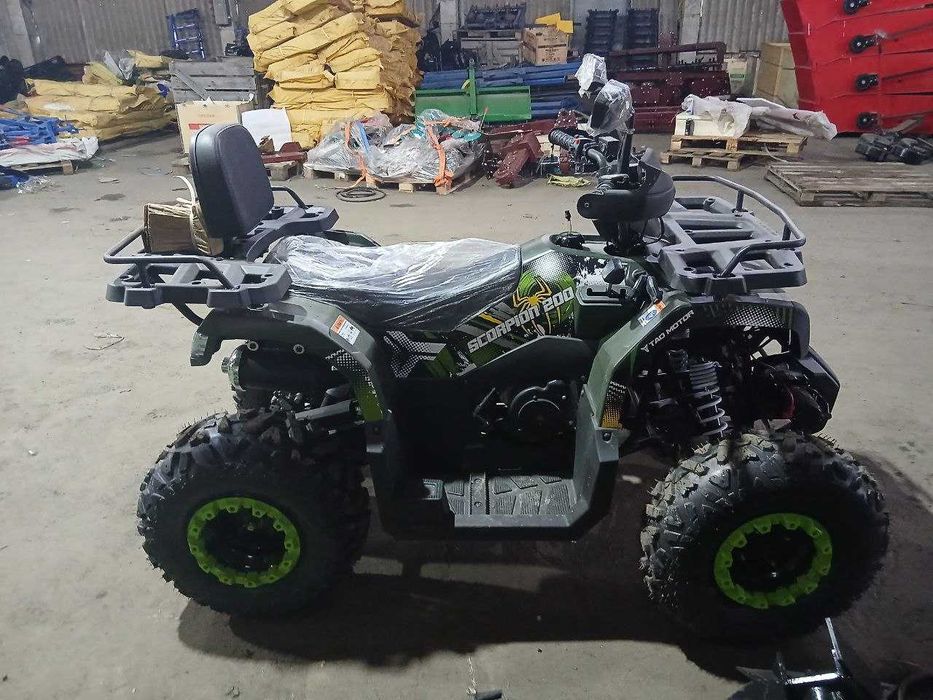 Квадроцикл Comman Scorpion 200cc Лебідка Фаркоп Доставка додому Кредит