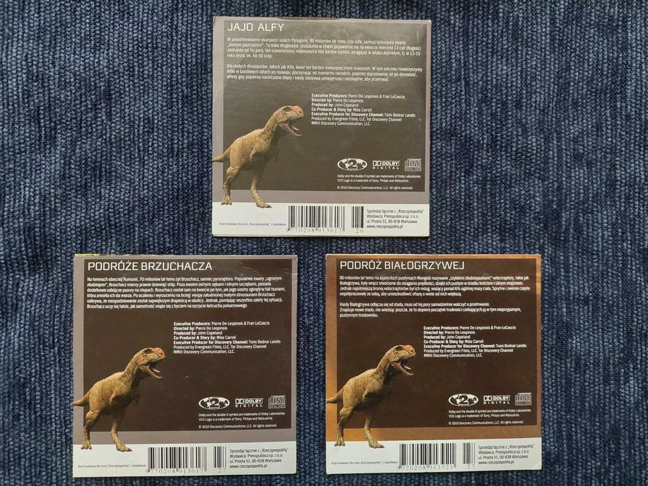 Planeta Dinozaurów zestaw 3 DVD