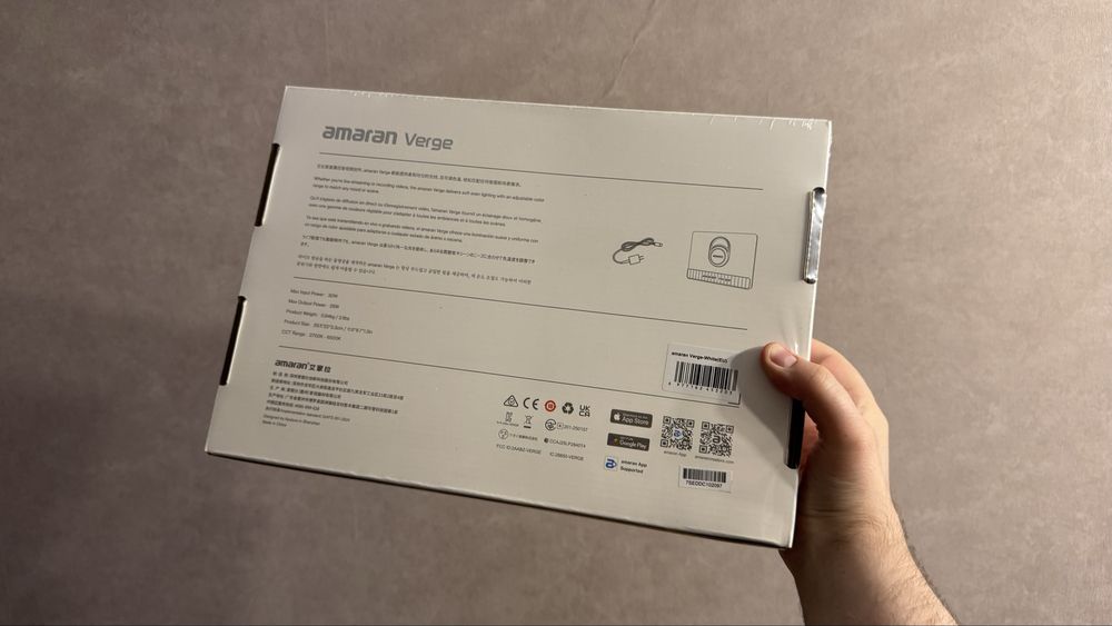 Cвітлодіодна панель Aputure Amaran Verge Bi-Color LED Light Panel White