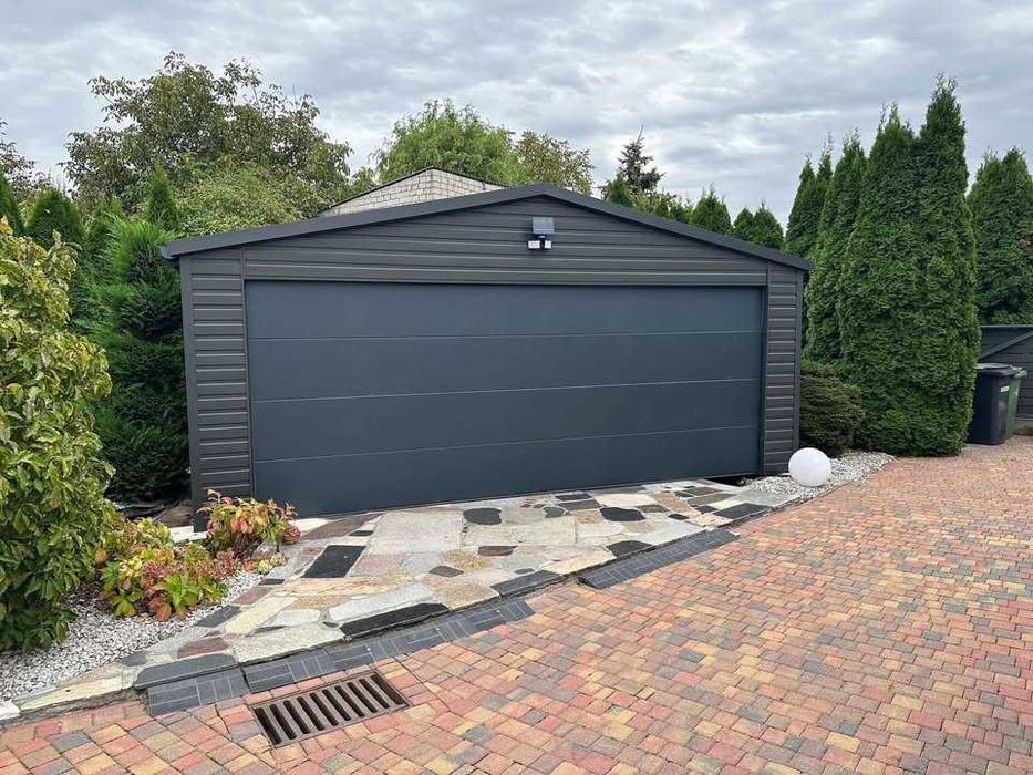 Garaż blaszany Konstrukcja profil zamknięty OCYNKOWANY