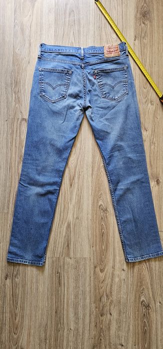 Levis model 511 rozmiar W33 L32 używane wymiary na zdjęciach