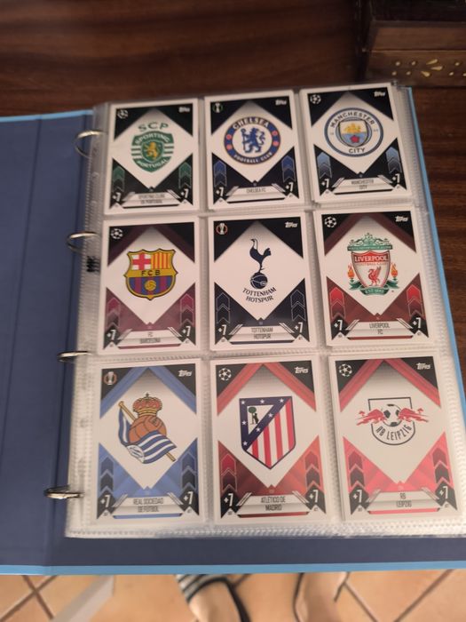 Coleção cartas futebol (Topps/ Panini)