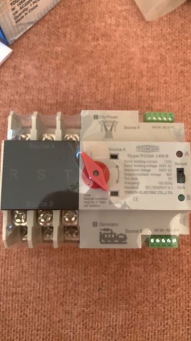 АВР, Автоматичний перемикач , АВР, 40-125А,  2Р, 4Р, Гарантія!