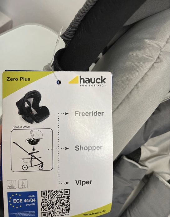 Fotelik, Nosidło Hauck Zero Plus 0-13kg