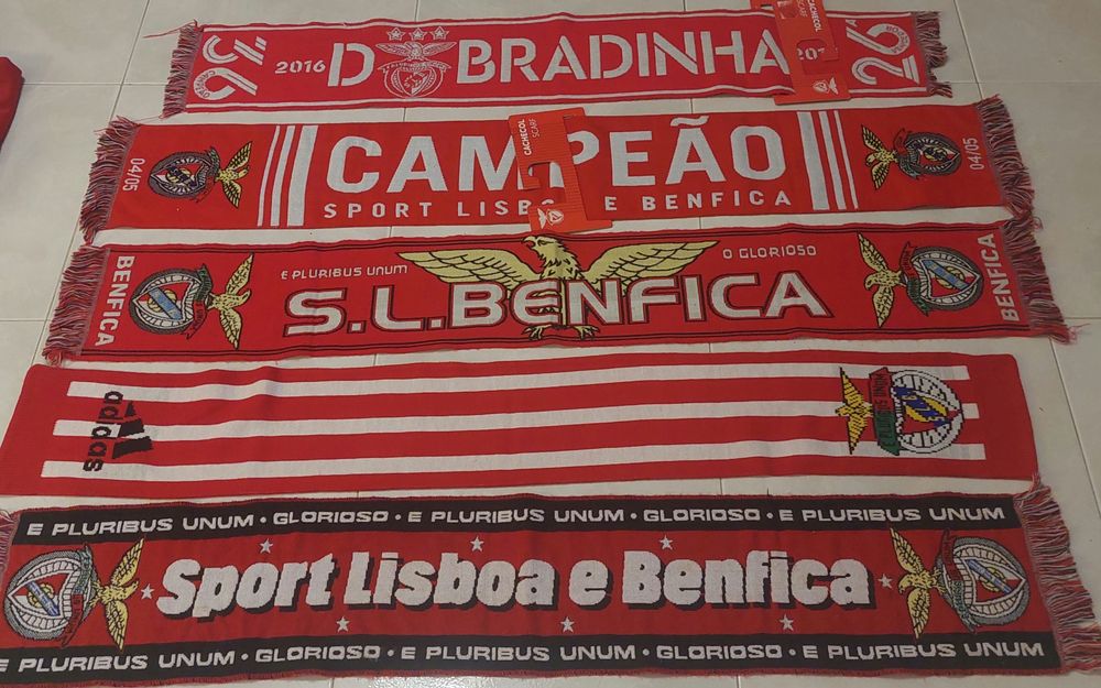 7 Encharps,bufandas do SLBenfica