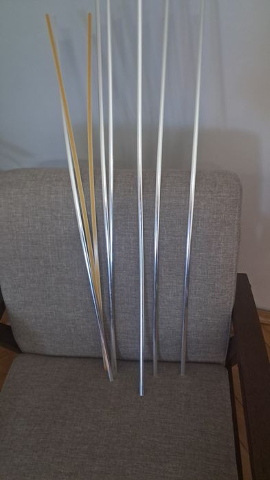 Naklejki listwy srebrne  na meble