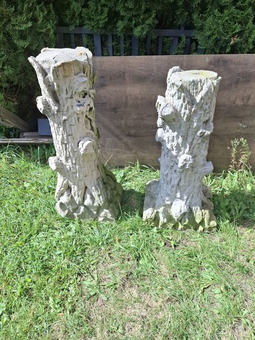 Stare przedwojenne korzenie z piaskowca