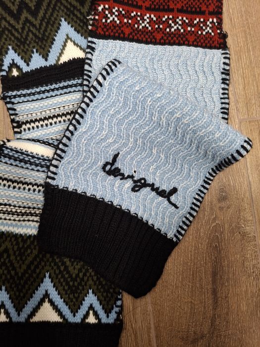 Szal szalik komin zimowy desigual unisex nowy bez metki