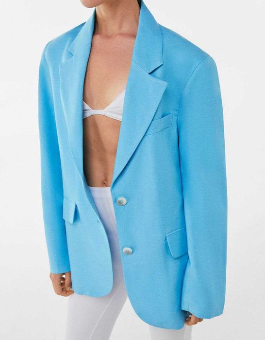 Новий лляний жакет Bershka / льняной пиджак