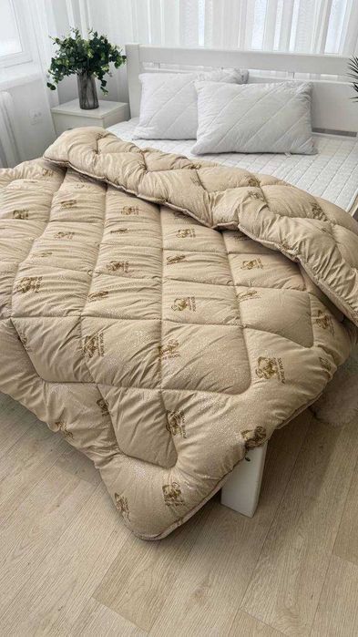 Ковдра ЄВРО ОВЧИНА ШЕРСТЬ Pure Wool , La Bella Зимова, тепленька