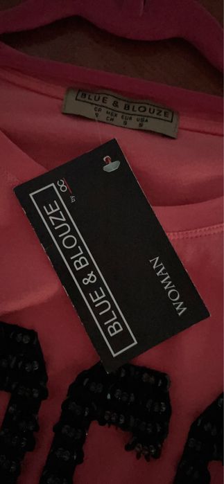 T-shirt rosa “COCO” Blue & Blouze