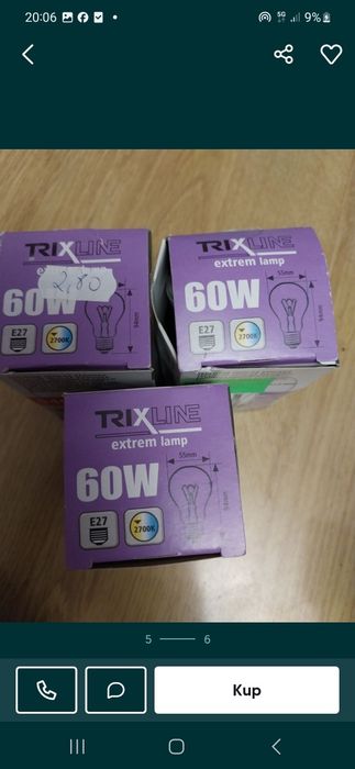 Żarówki 25,60,75,100