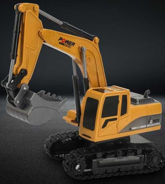 Дитяча іграшка Екскаватор на радіокеруванні QH25 світло рухомий ковш