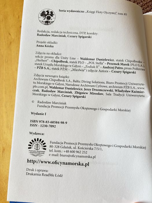 Książka „Odrodzenie Żeglugi” Radosław Marciniak