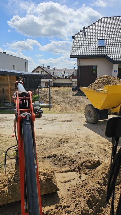 Usługi minikoparka Dojlidy Górne Kuriany Zagórki Halickie Białystok