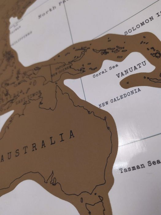 nowa Mapa zdrapka w tubie cały świat podróżnicza i pomysły na prezent