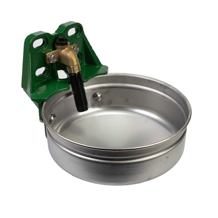Poidło miskowe z zaworem rurowym dla bydła krów koni duże 5 litrów