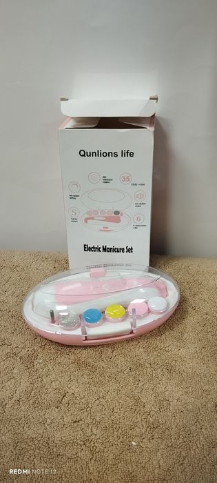 Детский электрический маникюрный набор (пилочка) Qunlions life