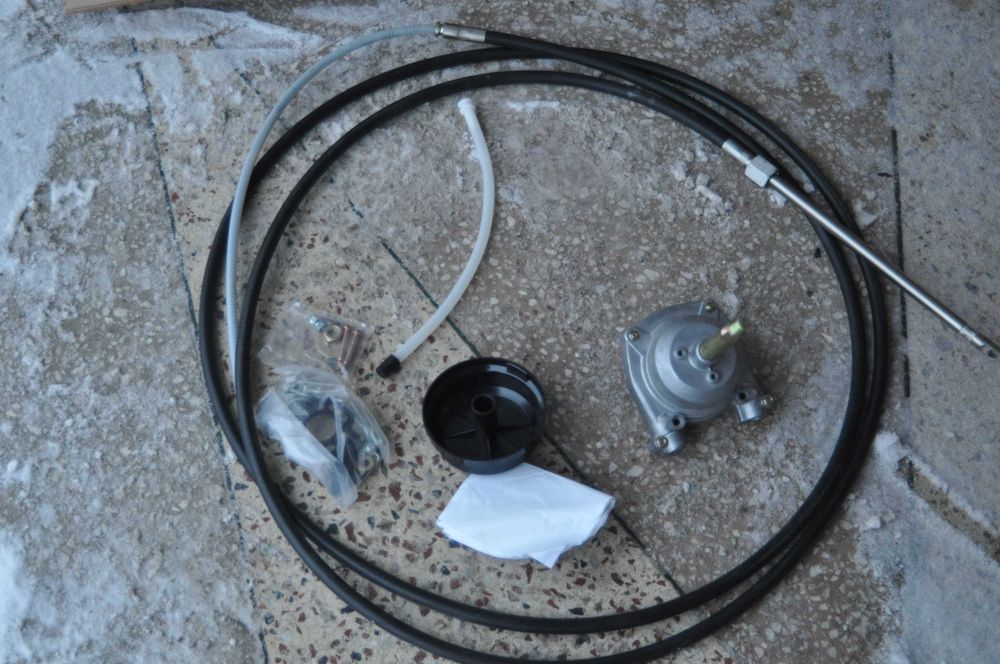 3000 steerflex комплект рулевого редуктора для лодочного мотора новый