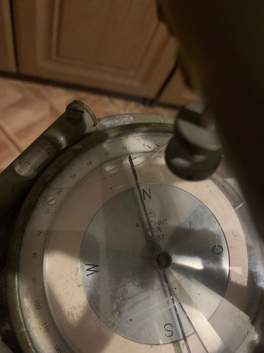 Сікстант корабельний латунь старовинний