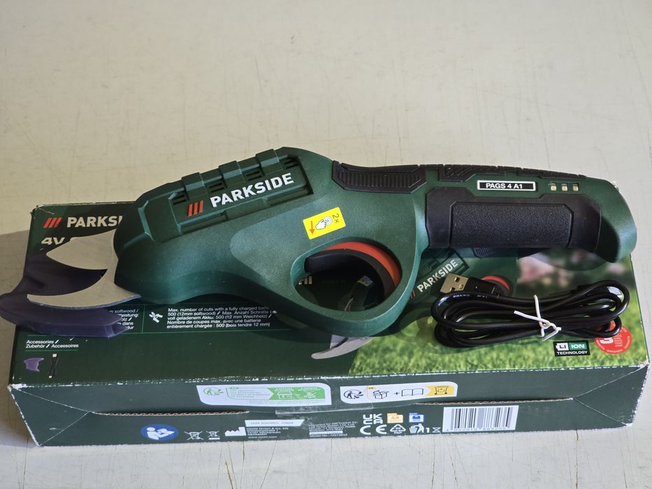 Tesoura de Poda Parkside 4V Sem Fio