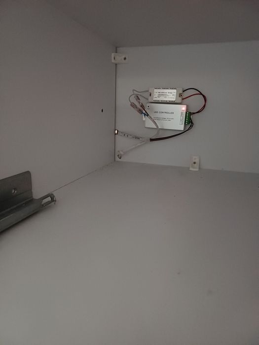 Łóżko białe 80x185 z szufladami i materacem +  LED, wysoka jakosc. Materac KOŁO 80x180
