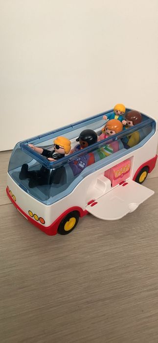 Playmobil autocarro e 4 figuras