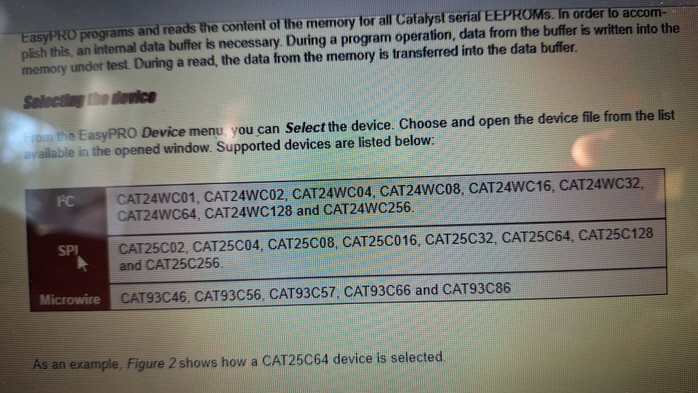 Programator catalyst
