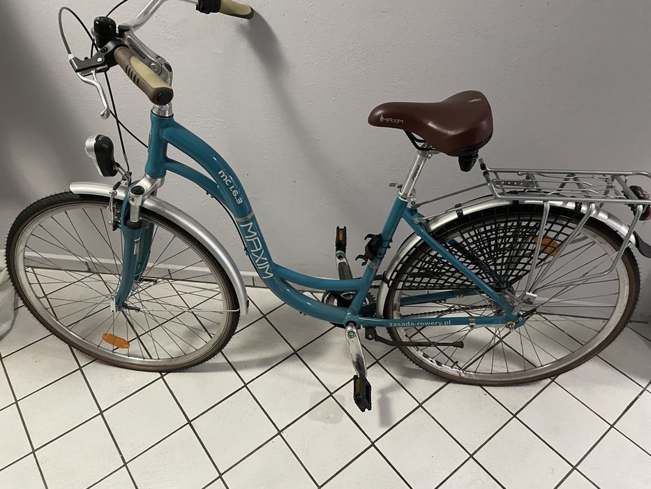 Rower miejski z koszem MAXIM 1.6.3. Nieuzywany!!