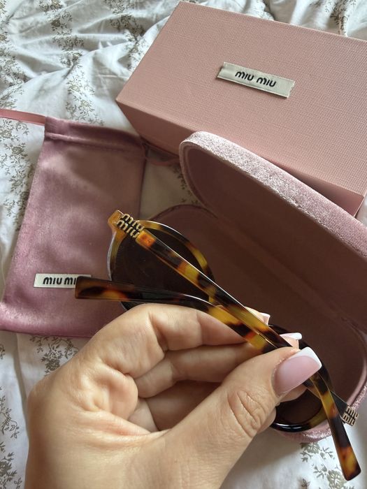 Очки miu miu миу миу окуляри міу міу лео оправа коричневі
