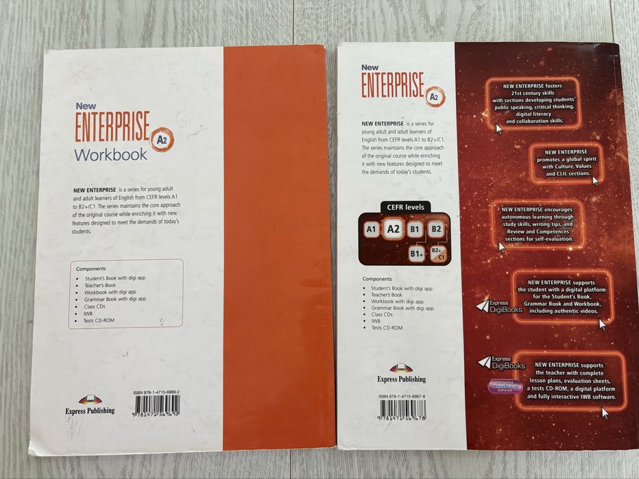 Livro e caderno de atividades New Interprise