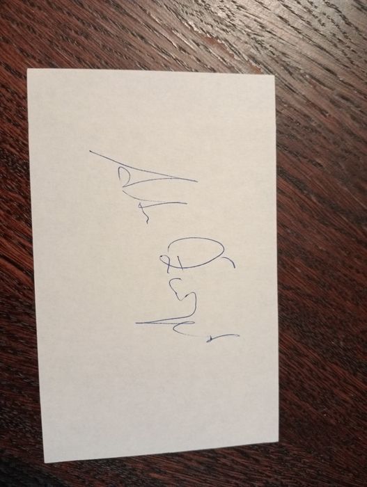 Autograf Artura Żmijewskiego