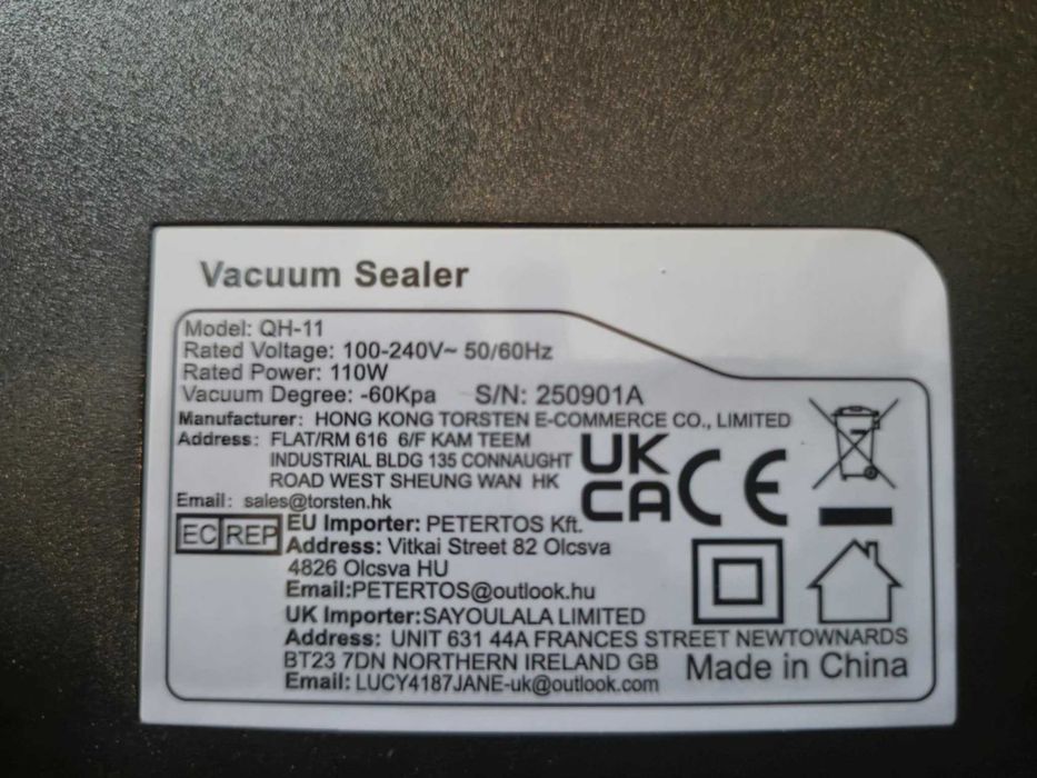 Zgrzewarka próżniowa Vacum Sealer,